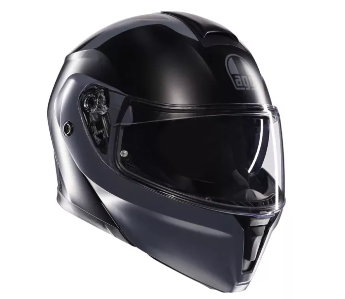 Kask motocyklowy AGV STREETMODULAR E2206 MPLK RESIA MATT BLACK/GREY