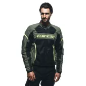 Kurtka męska Dainese AIR FRAME 3 TEX ARMY GREEN/BLACK/FLUO YELLOW