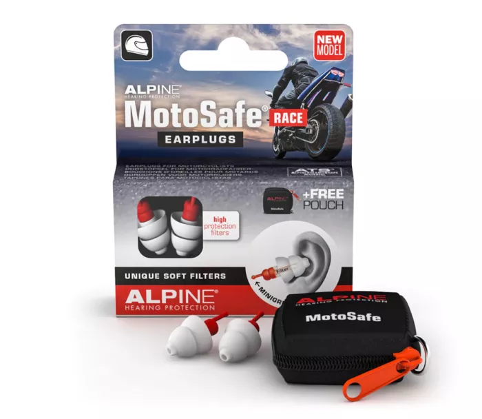 Zatyczki do uszu Alpine MotoSafe Race z filtrem