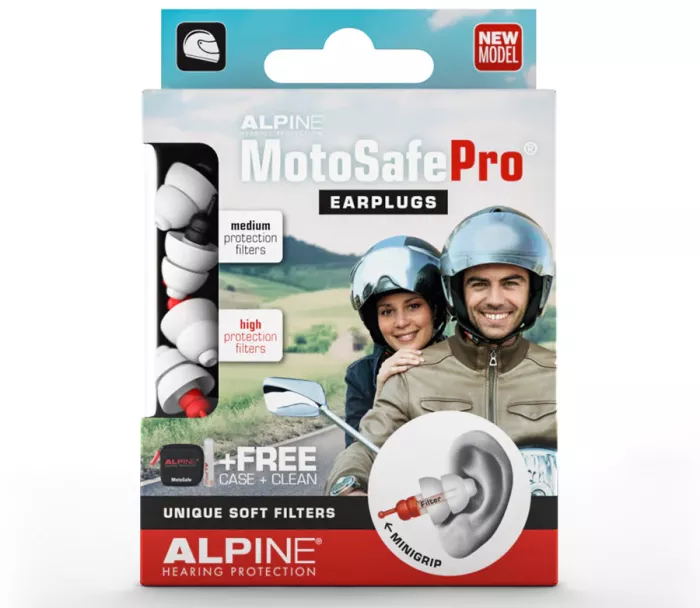 Alpine MotoSafe Do zatyczek do uszu ze środkiem czyszczącym