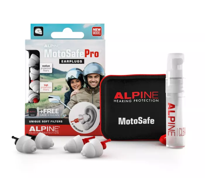 Alpine MotoSafe Do zatyczek do uszu ze środkiem czyszczącym