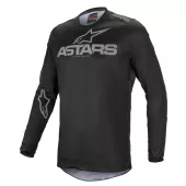 Koszulka motocrossowa Alpinestars Fluid Graphite 2021 czarna/ciemnoszara