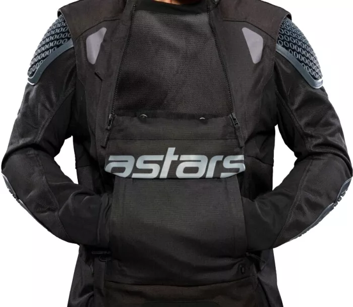 Kurtka motocyklowa Alpinestars Halo Drystar czarno/czarn