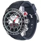 Hodinky Alpinestars Tech zegarek Chrono czarny/stalowy