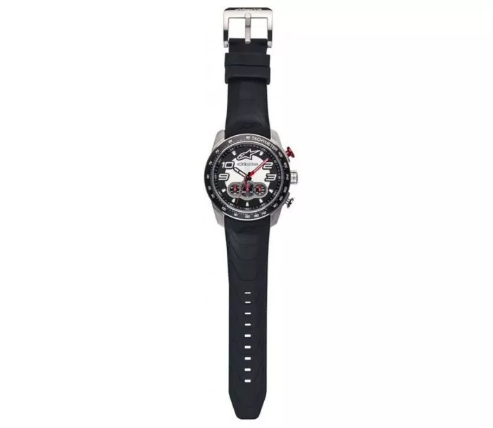 Hodinky Alpinestars Tech zegarek Chrono czarny/stalowy