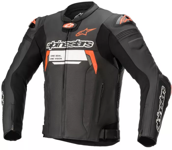 Kurtka motocyklowa Alpinestars Missile V2 Ignition czarno-czerwona fluo