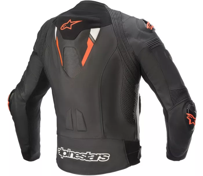 Kurtka motocyklowa Alpinestars Missile V2 Ignition czarno-czerwona fluo