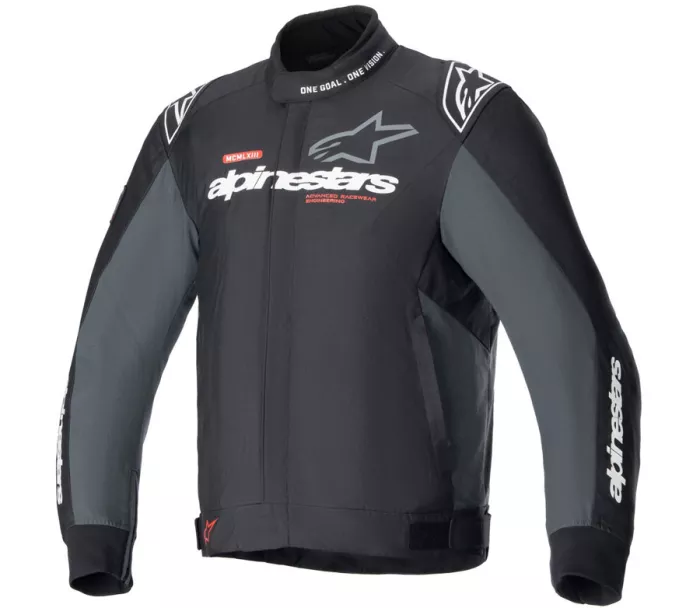 Kurtka motocyklowa Alpinestars Monza-Sport czarno-smołowa szara