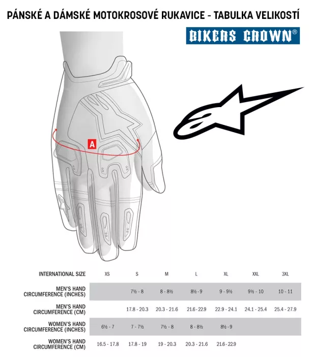 Rękawiczki motocrossowe Alpinestars Radar czarno-białe