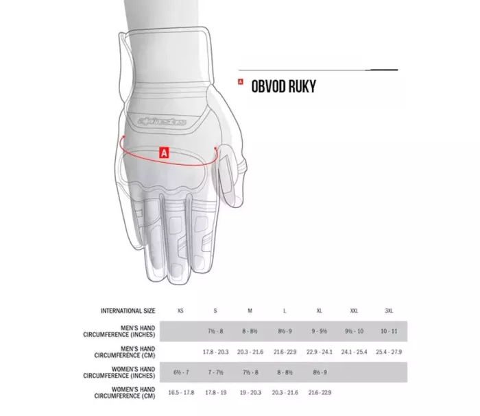 Rękawice motocyklowe Alpinestars SP-8 V3 Air rozmiar