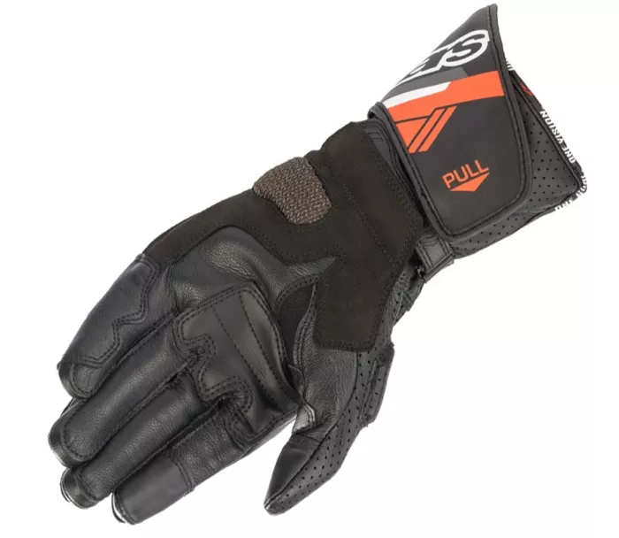 Rękawice motocyklowe Alpinestars SP-8 V3 czarno/czerwone/fluo