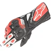 Rękawice motocyklowe Alpinestars SP-8 V3 czarno/białe/jasnoczerwone