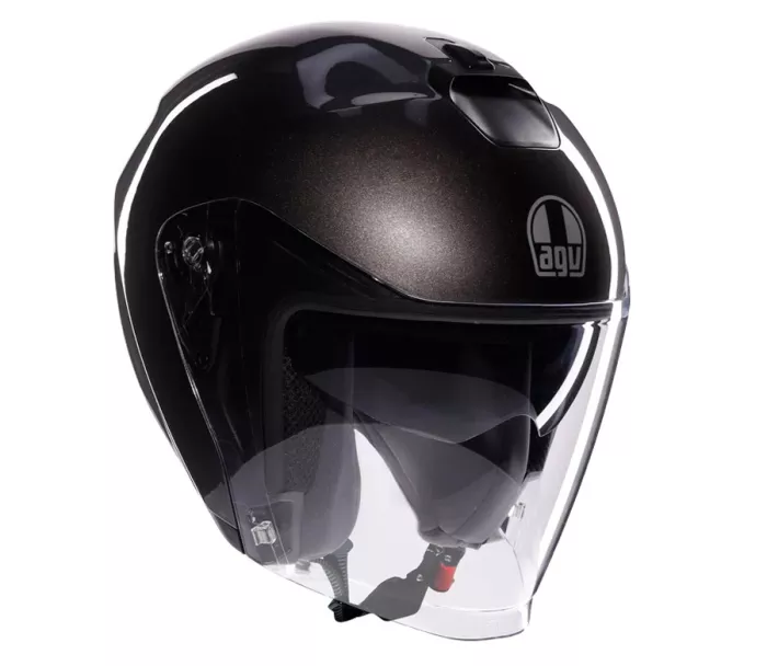 Kask motocyklowy AGV IRIDES E2206 MONO ASFALTO GREY