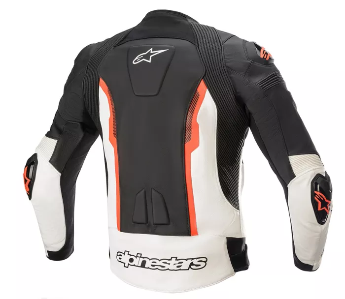 Kurtka motocyklowa Alpinestars Missile V2 czarno/biało/czerwona fluo