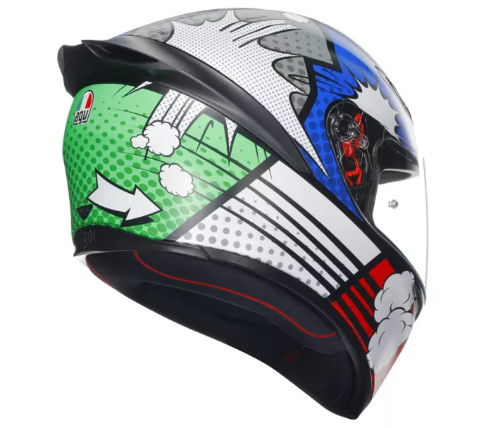 Kask motocyklowy integralny AGV K1 S Bang Matt Italy/Blue