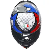 Kask motocyklowy integralny AGV K1 S Bang Matt Italy/Blue