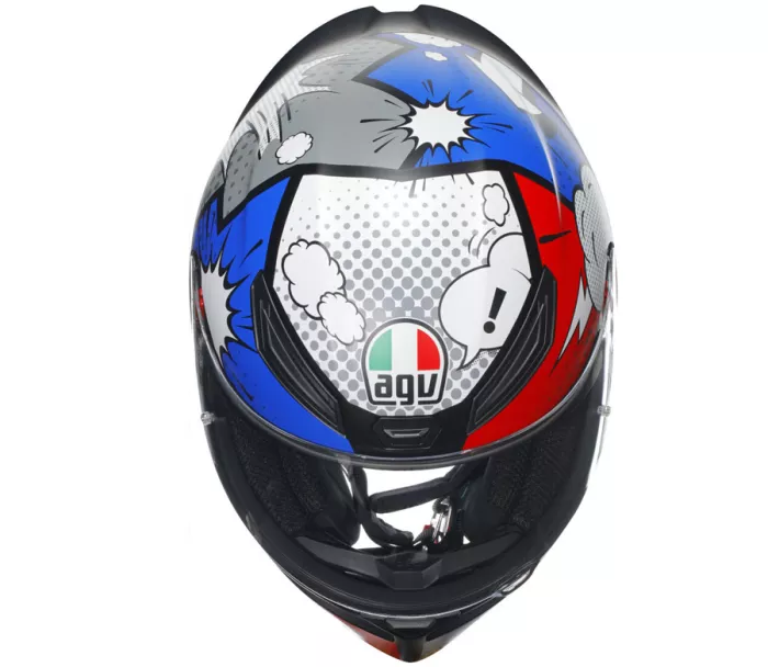 Kask motocyklowy integralny AGV K1 S Bang Matt Italy/Blue