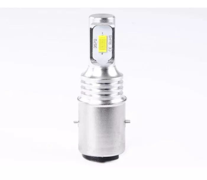 Autolampa LED 12V-24V 35/25W BA20d przezroczysta