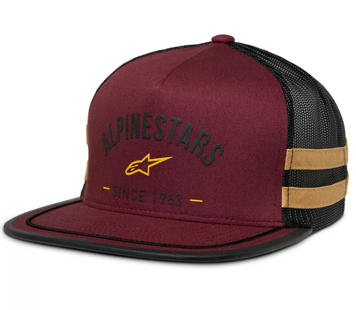 Czapka Alpinestars BacklineTrucker brick/black/mustard