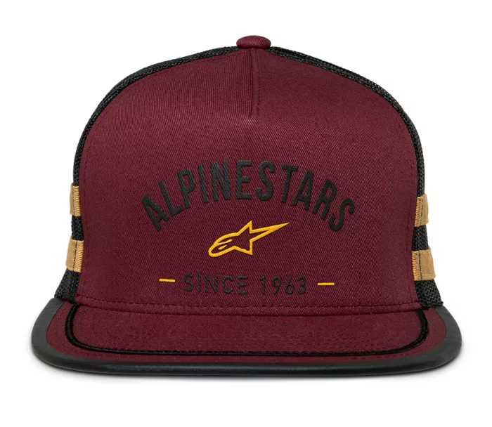 Czapka Alpinestars BacklineTrucker brick/black/mustard