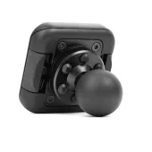 Peak Design Motorcycle Mount 1" Ball Adapter: Locking & Charging Black