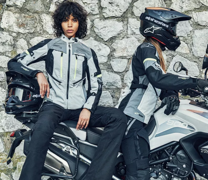 Damska kurtka motocyklowa Alpinestars Stella Bogota Pro Drystar szaro-ciemnoszara