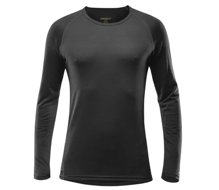 Męska koszulka Devold GO Breeze Merino 150 Shirt Man black