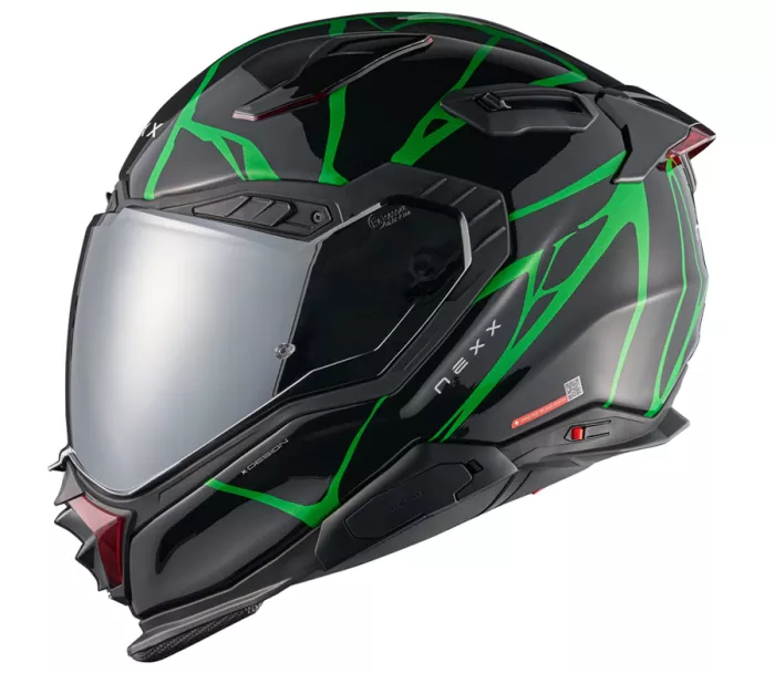 Integralny kask NEXX X.WST 3 B-SIDE black/green