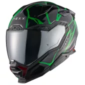 Integralny kask NEXX X.WST 3 B-SIDE black/green