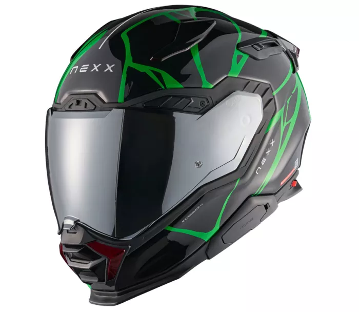 Integralny kask NEXX X.WST 3 B-SIDE black/green