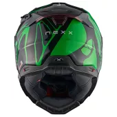 Integralny kask NEXX X.WST 3 B-SIDE black/green