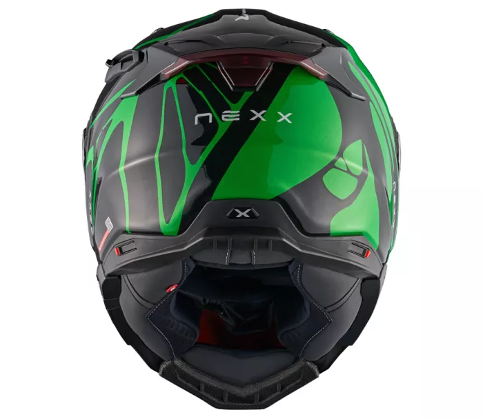 Integralny kask NEXX X.WST 3 B-SIDE black/green