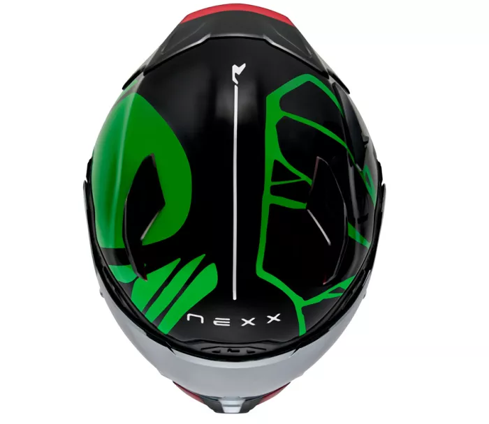 Integralny kask NEXX X.WST 3 B-SIDE black/green