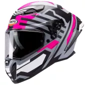 Integralny kask Caberg Drift Evo II Horizon matt grey/black/fuchsia