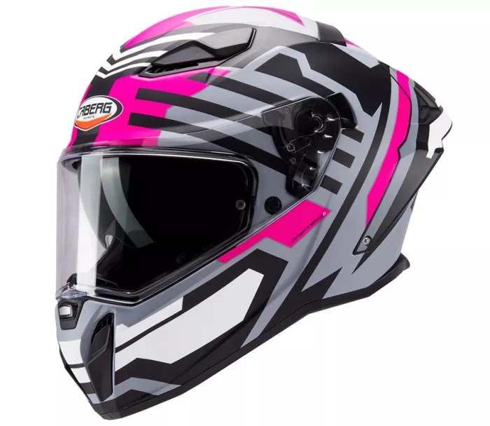 Integralny kask Caberg Drift Evo II Horizon matt grey/black/fuchsia