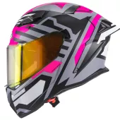 Integralny kask Caberg Drift Evo II Horizon matt grey/black/fuchsia