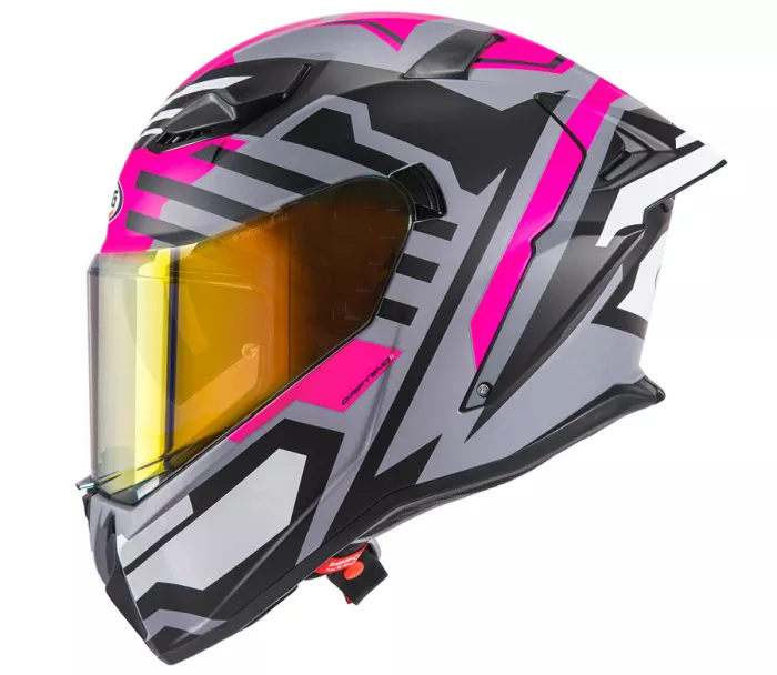 Integralny kask Caberg Drift Evo II Horizon matt grey/black/fuchsia