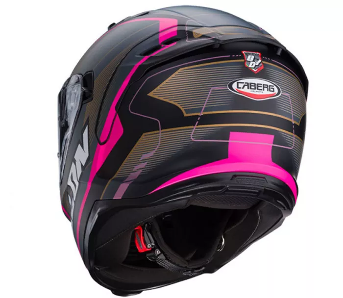 Kask motocyklowy Caberg Avalon X Optic matowy czarny/szary/fuksja