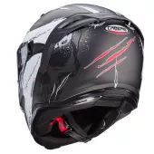 Kask motocyklowy Caberg Avalon X Punk matowy szary/biało/czerwony