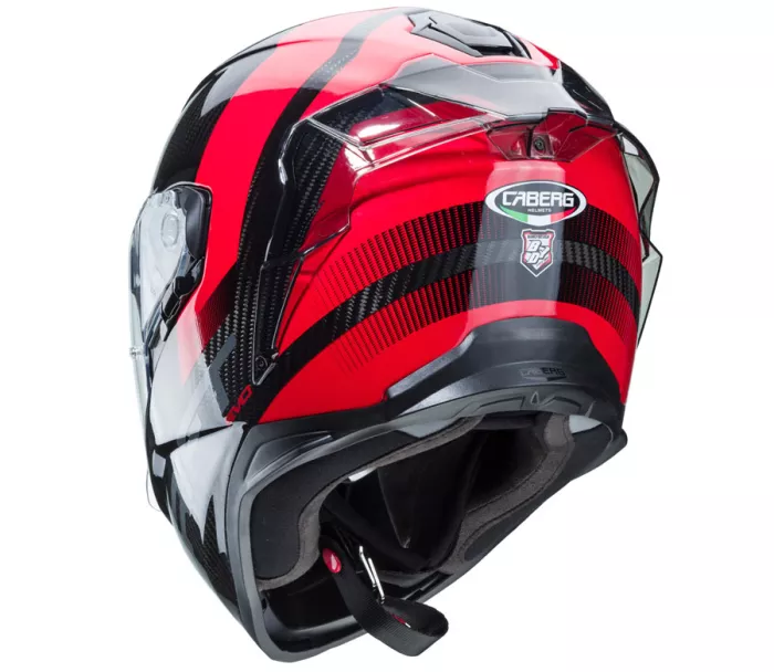 Kask motocyklowy Caberg Drift Evo Carbon Sonic antracyt / czerwony