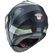 Kask motocyklowy Caberg Duke II Tour mat czarny / żółty fluo / antracyt / srebrny