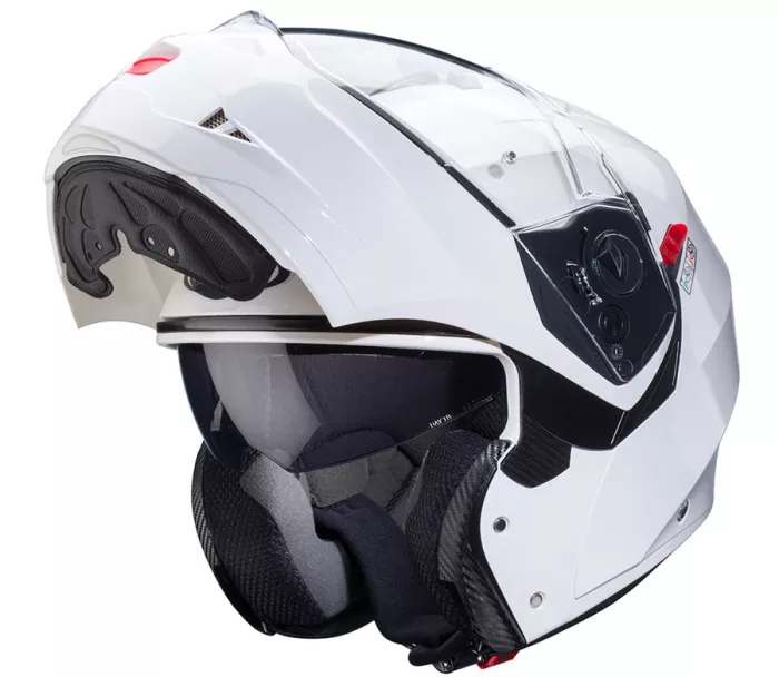 Kask motocyklowy Caberg Duke X biały metal