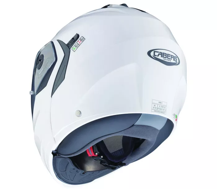 Kask motocyklowy Caberg Duke X biały metal