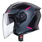 Kask motocyklowy Caberg Flyon II black/grey/fuchsia