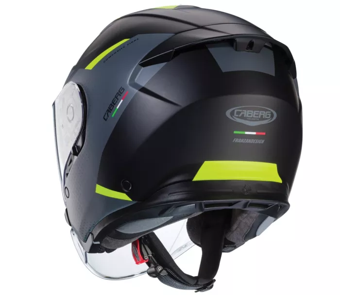 Kask motocyklowy Caberg Flyon II black/grey/yellow fluo