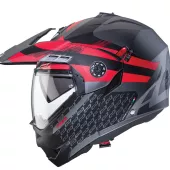 Kask motocyklowy Caberg Tourmax X Sarabe metal/black/red