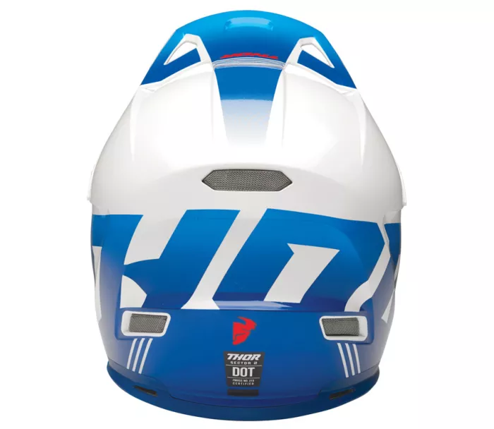 Kask motocrossowy Thor Sector 2 Carve white/blue