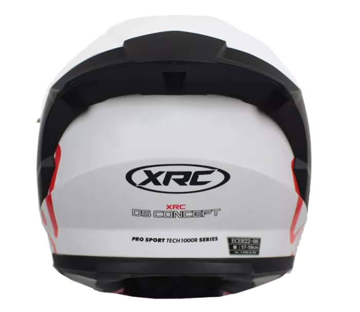 Kask motocyklowy XRC DS CONCEPT glossy white