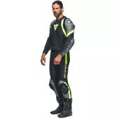 Kombinezon do motocykla Dainese AVRO 4 CZARNO-MATOWY/CHARCHOAL/FLUO/YELLOW