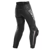 Damskie spodnie motocyklowe Dainese Delta 3 czarno/czarno/białe